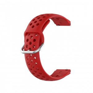 BStrap Silicone Dots remienok na Garmin Vivoactive 4s, red (SGA007C03)