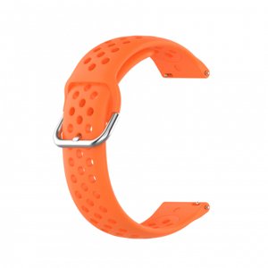 BStrap Silicone Dots remienok na Garmin Vivoactive 4s, orange (SGA007C08)