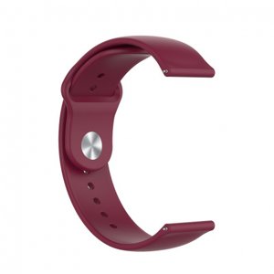 BStrap Silicone remienok na Garmin Vivoactive 4s, vine red (SGA009C05)