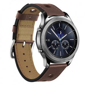 Samsung Gear S3 Leather Italy remienok, Dark Brown