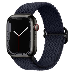 BStrap Elastic Nylon remienok na Apple Watch 38/40/41mm, charcoal (SAP013C10)