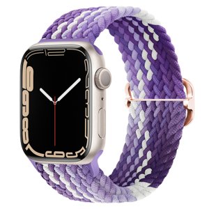 BStrap Elastic Nylon remienok na Apple Watch 38/40/41mm, grape (SAP013C18)