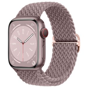 BStrap Elastic Nylon remienok na Apple Watch 38/40/41mm, smoke purple (SAP013C25)