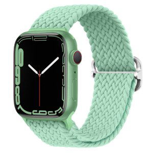BStrap Elastic Nylon remienok na Apple Watch 42/44/45mm, pistachio (SAP013C36)