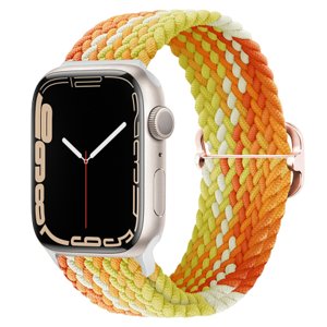 BStrap Elastic Nylon remienok na Apple Watch 42/44/45mm, fragrant orange (SAP013C45)