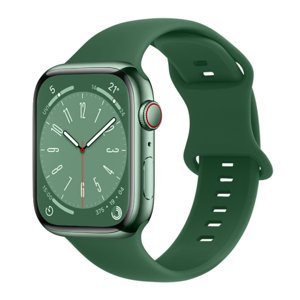 BStrap Smooth Silicone remienok na Apple Watch 42/44/45mm, grass (SAP014C15)