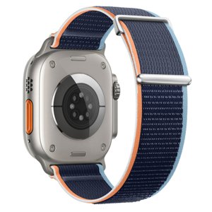 BStrap Velcro Nylon remienok na Apple Watch 38/40/41mm, navy blue (SAP016C04)