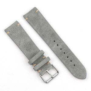 BStrap Suede Leather remienok na Garmin Venu 2, gray (SSG021C0108)