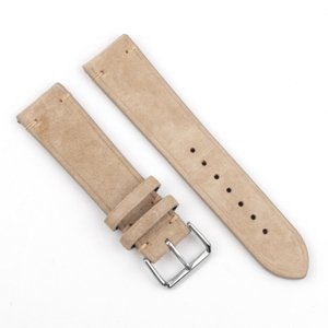 BStrap Suede Leather remienok na Garmin Venu 2, beige (SSG021C0308)