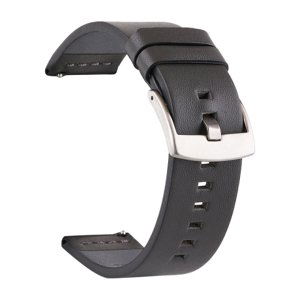 BStrap Fine Leather remienok na Garmin Vivoactive 4, black (SSG023C0105)