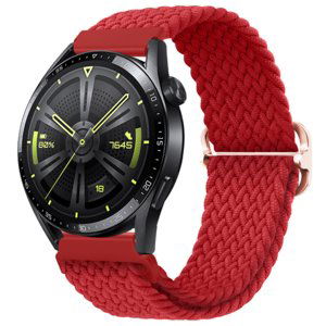 BStrap Elastic Nylon remienok na Samsung Galaxy Watch Active 2 40/44mm, red (SSG024C05)