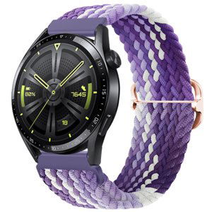 BStrap Elastic Nylon remienok na Samsung Galaxy Watch Active 2 40/44mm, grape (SSG024C12)