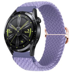 BStrap Elastic Nylon remienok na Huawei Watch GT3 46mm, lavender (SSG025C0608)