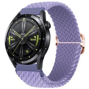 BStrap Elastic Nylon remienok na Huawei Watch GT/GT2 46mm, lavender (SSG025C0612)