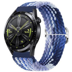 BStrap Elastic Nylon remienok na Huawei Watch GT/GT2 46mm, blueberry (SSG025C0912)
