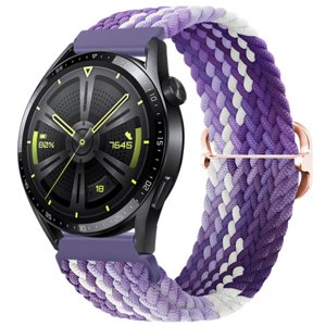 BStrap Elastic Nylon remienok na Xiaomi Amazfit GTR 2 / GTR 47mm, grape (SSG025C1205)