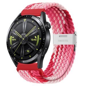 BStrap Elastic Nylon 2 remienok na Huawei Watch GT3 42mm, strawberry (SSG026C0908)