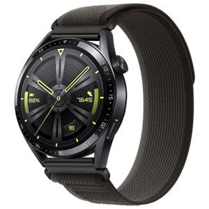 BStrap Velcro Nylon remienok na Samsung Galaxy Watch Active 2 40/44mm, black (SSG028C01)