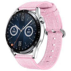 BStrap Denim remienok na Huawei Watch 3 / 3 Pro, pink (SSG031C0710)