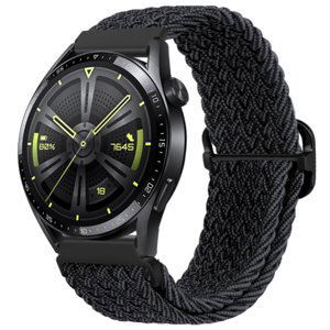 BStrap Braid Nylon remienok na Samsung Galaxy Watch 42mm, black (SSG034C0202)
