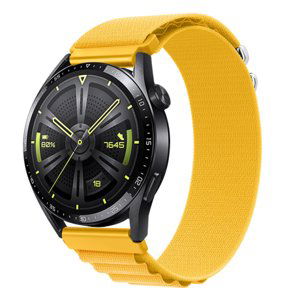 BStrap Nylon Loop remienok na Samsung Galaxy Watch Active 2 40/44mm, yellow (SSG036C09)