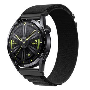 BStrap Nylon Loop remienok na Xiaomi Watch S1 Active, black (SSG037C0111)