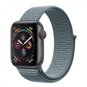 BStrap Nylon remienok na Apple Watch 42/44/45mm, Slate (SAP005C20)