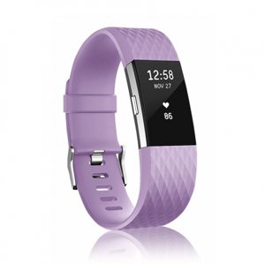 BStrap Silicone Diamond (Small) remienok na Fitbit Charge 2, lavender (SFI002C24)