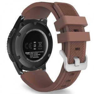 BStrap Silicone Sport remienok na Huawei Watch GT/GT2 46mm, brown (SSG006C0403)