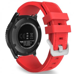 BStrap Silicone Sport remienok na Garmin Vivoactive 4, red (SSG006C1805)