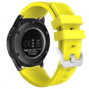 BStrap Silicone Sport remienok na Huawei Watch GT 42mm, yellow (SSG006C2302)