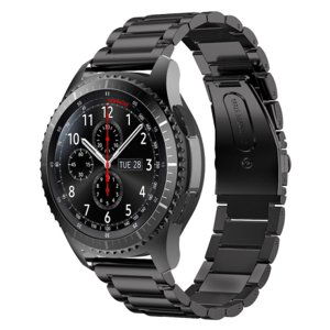 BStrap Stainless Steel remienok na Huawei Watch GT/GT2 46mm, black (SSG007C0112)