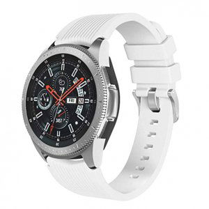 BStrap Silicone Davis remienok na Huawei Watch GT 42mm, white (SSG008C0802)