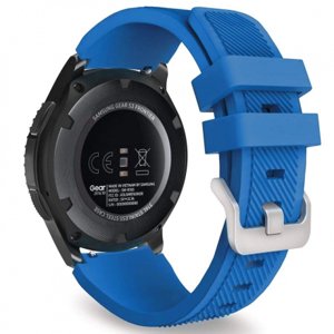 BStrap Silicone Sport remienok na Garmin Vivoactive 4, coral blue (SSG006C0505)