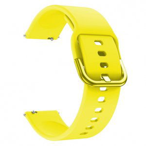 Bstrap Silicone remienok na Samsung Galaxy Watch Active 2 40/44mm, yellow (SSG002C08)