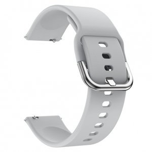 Bstrap Silicone remienok na Samsung Galaxy Watch Active 2 40/44mm, gray (SSG002C03)