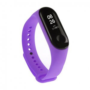 BStrap Silicone remienok na Xiaomi Mi Band 3/4, purple (SXI006C10)