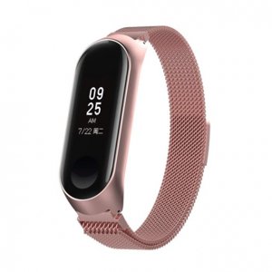 Xiaomi Mi Band 3/4 Milanese (Small) remienok, Rose Pink (SXI005C10)