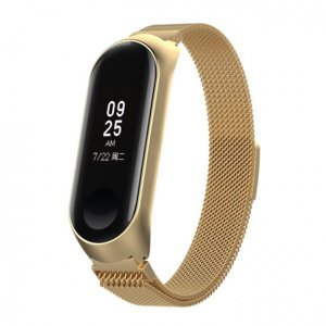 BStrap Milanese (Large) remienok na Xiaomi Mi Band 3/4, gold (SXI005C02)