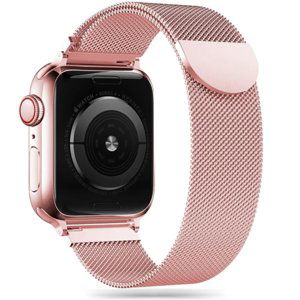 Tech-Protect Milanese remienok na Apple Watch 42/44/45/49mm, rose gold