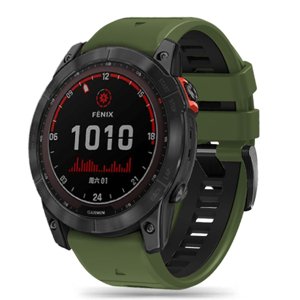 Tech-Protect Iconband remienok na Garmin Fenix 5 / 6 / 6 Pro / 7, green/black