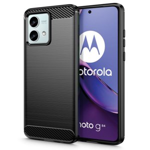 Tech-Protect Carbon kryt na Motorola Moto G84 5G, čierny