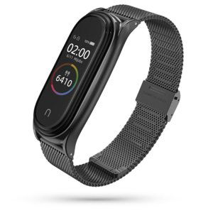 Tech-Protect Milanese remienok na Xiaomi Mi Band 7, black