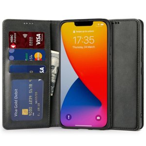 Tech-Protect Wallet knižkové puzdro na iPhone 14 Plus, čierne