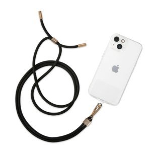 Tech-Protect Chain 2 šnúrka na mobil, čierna/zlatá