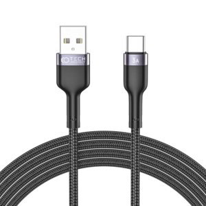 Tech-Protect Ultraboost kábel USB / USB-C 3A 2m, čierny