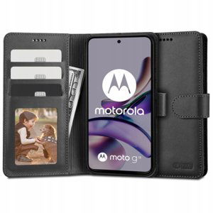 Tech-Protect Wallet knižkové puzdro na Motorola Moto G13 / G23 / G53 5G, čierne