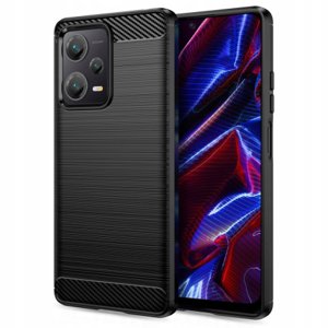 Tech-Protect Carbon kryt na Xiaomi Redmi Note 12 / Poco X5 5G, čierny