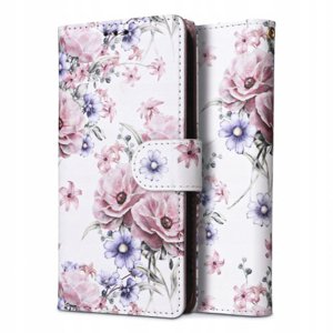 Tech-Protect Wallet knižkové puzdro na Xiaomi Redmi 12C, blossom flower