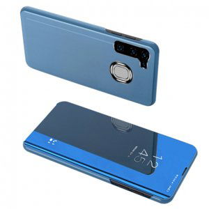 MG Smart Clear View knižkové puzdro na Samsung A21S, modré